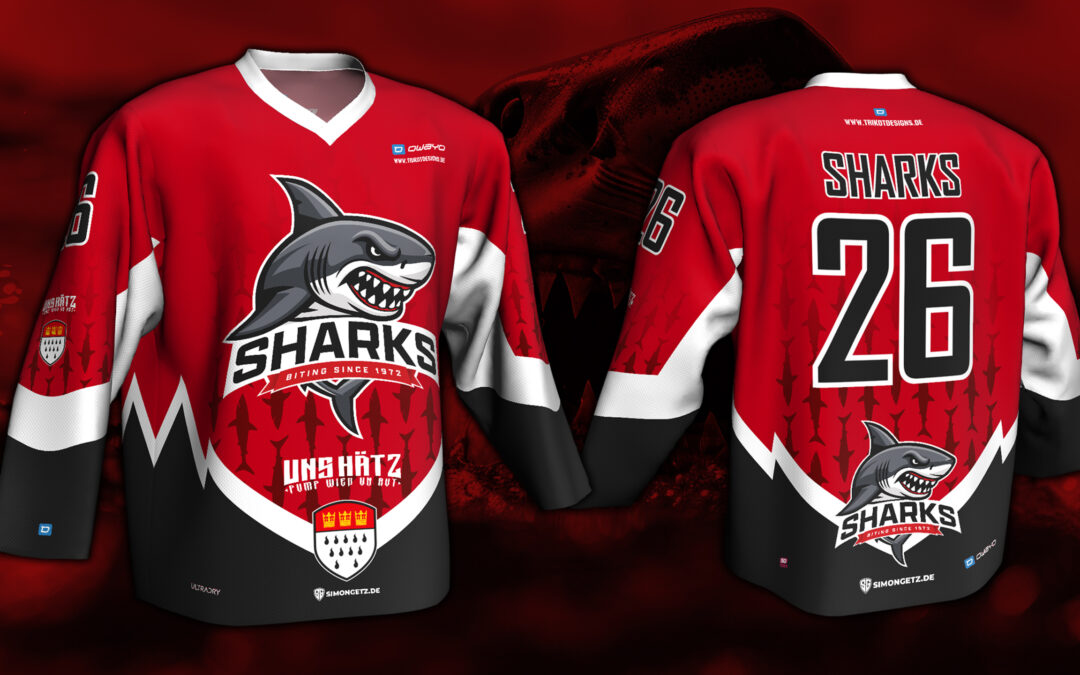 Biting Sharks Red